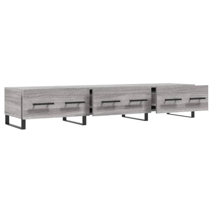 Tv-Meubel 50X36X30 Cm Bewerkt Hout Eikenkleurig Grijs sonoma