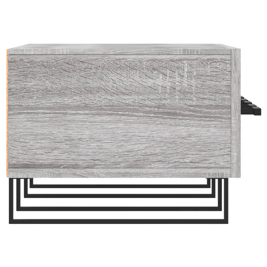 Tv-Meubel 50X36X30 Cm Bewerkt Hout Eikenkleurig Grijs sonoma