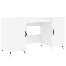 Bureau 140X50X75 Cm Bewerkt Hout Wit