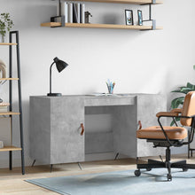 Bureau 140X50X75 Cm Bewerkt Hout Betongrijs