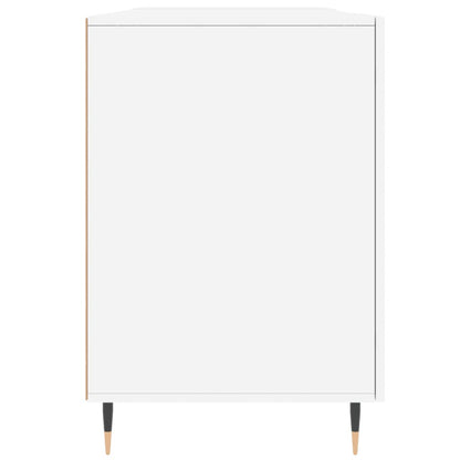 Bureau 140X50X75 Cm Bewerkt Hout Wit