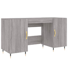 Bureau 140X50X75 Cm Bewerkt Hout Grijs Sonoma Eikenkleurig