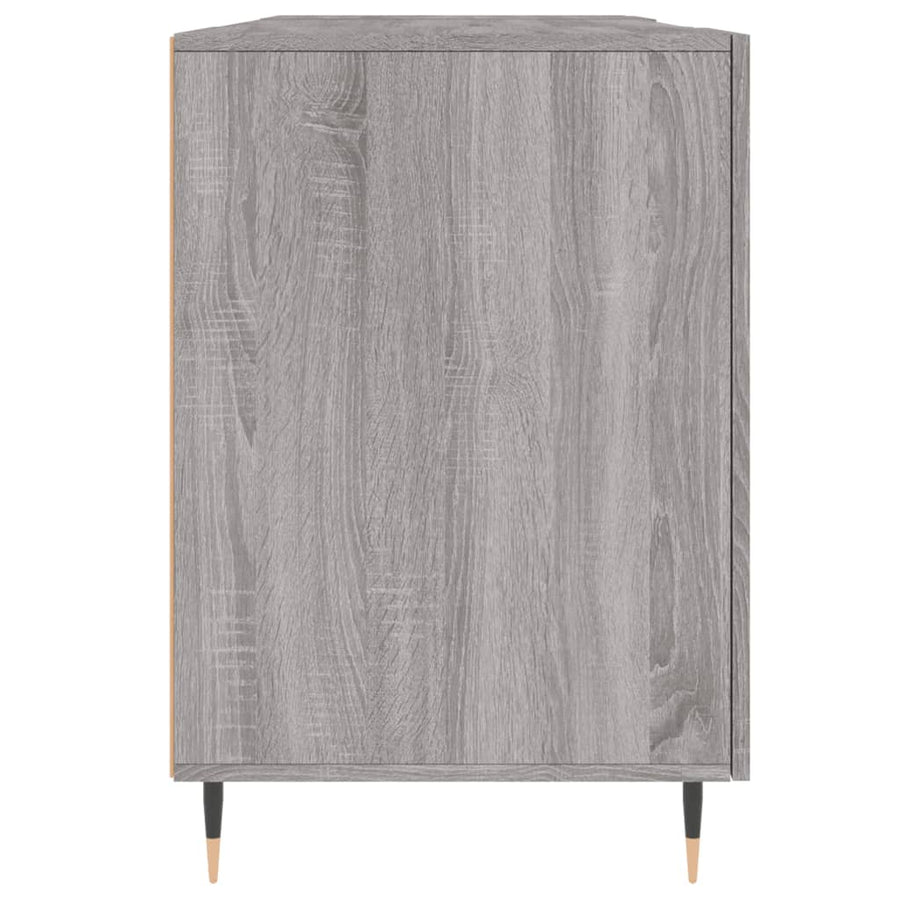 Bureau 140X50X75 Cm Bewerkt Hout Grijs Sonoma Eikenkleurig