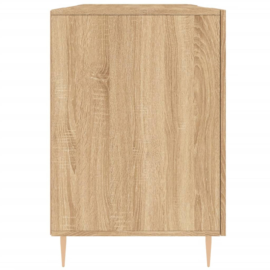 Bureau 140X50X75 Cm Bewerkt Hout Sonoma Eikenkleurig