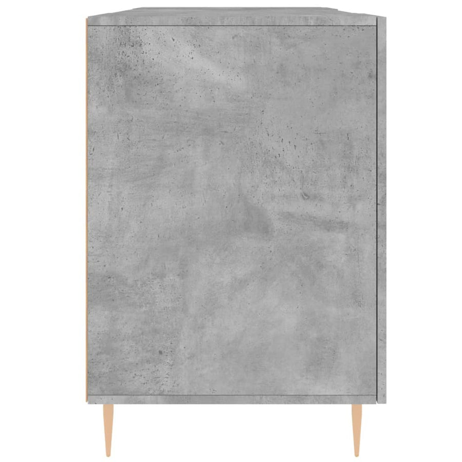 Bureau 140X50X75 Cm Bewerkt Hout Betongrijs