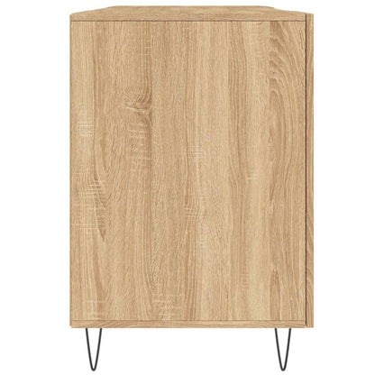 Bureau 140X50X75 Cm Bewerkt Hout Sonoma Eikenkleurig