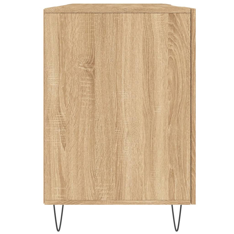 Bureau 140X50X75 Cm Bewerkt Hout Sonoma Eikenkleurig