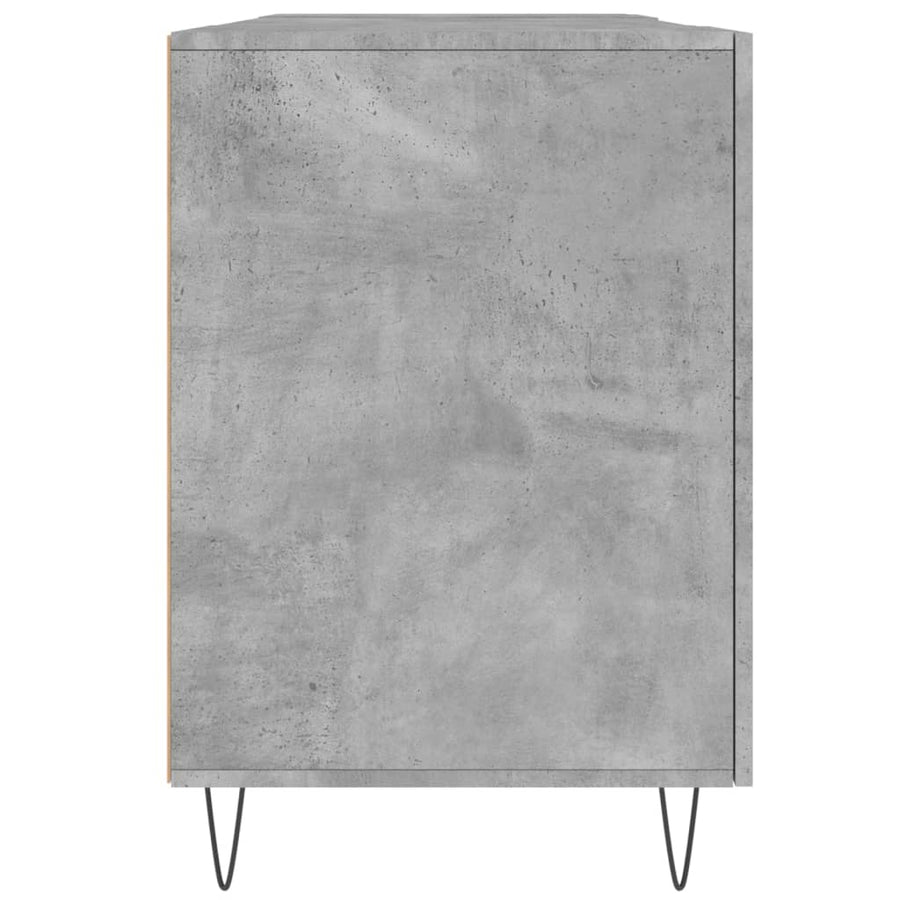 Bureau 140X50X75 Cm Bewerkt Hout Betongrijs