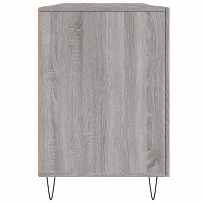 Bureau 140X50X75 Cm Bewerkt Hout Grijs Sonoma Eikenkleurig