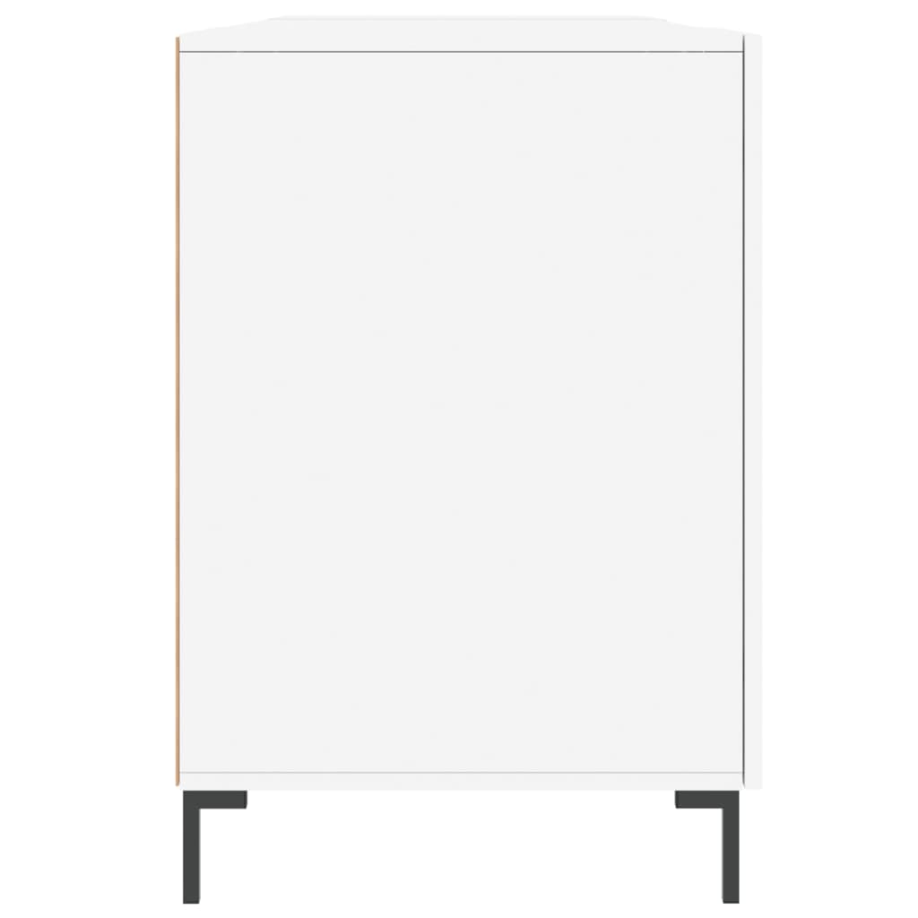 Bureau 140X50X75 Cm Bewerkt Hout Wit