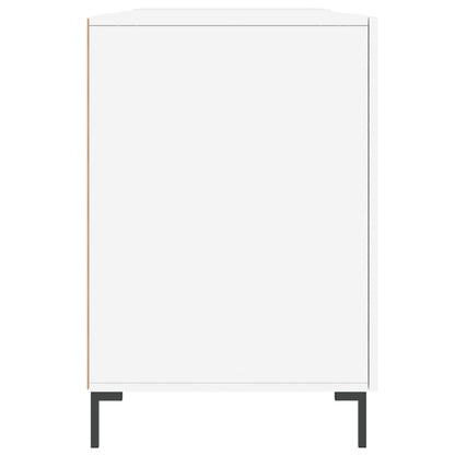 Bureau 140X50X75 Cm Bewerkt Hout Wit