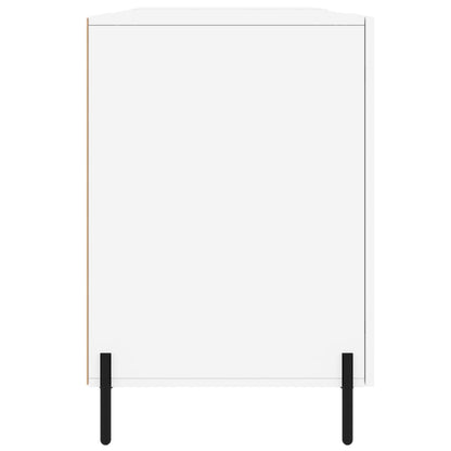 Bureau 140X50X75 Cm Bewerkt Hout Wit