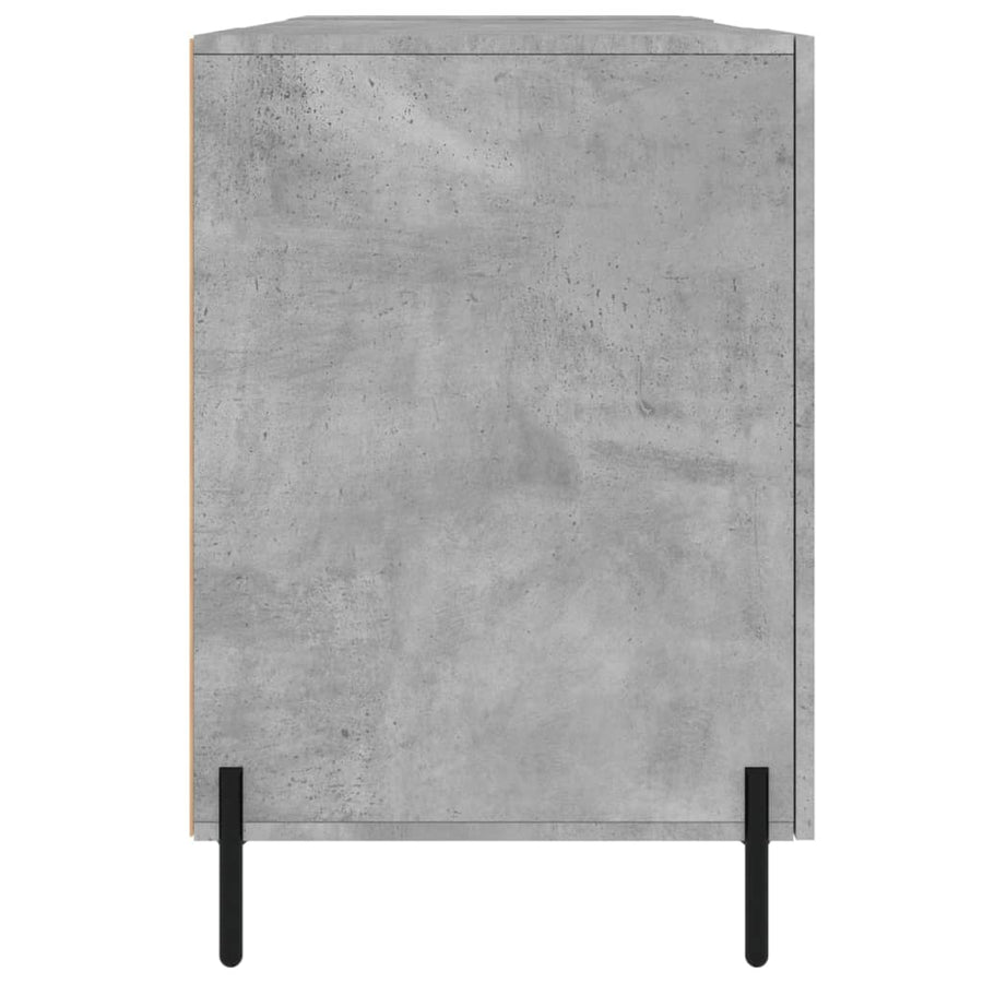 Bureau 140X50X75 Cm Bewerkt Hout Betongrijs
