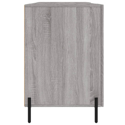 Bureau 140X50X75 Cm Bewerkt Hout Grijs Sonoma Eikenkleurig