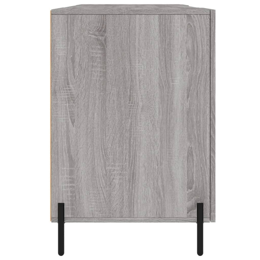 Bureau 140X50X75 Cm Bewerkt Hout Grijs Sonoma Eikenkleurig
