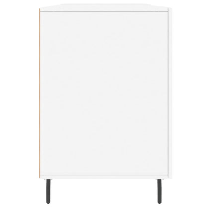 Bureau 140X50X75 Cm Bewerkt Hout Wit