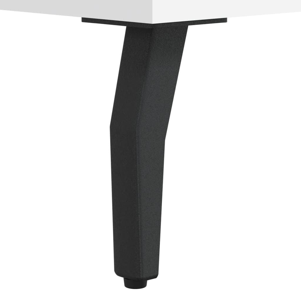 Bureau 140X50X75 Cm Bewerkt Hout Wit