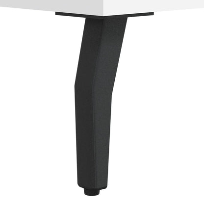 Bureau 140X50X75 Cm Bewerkt Hout Wit