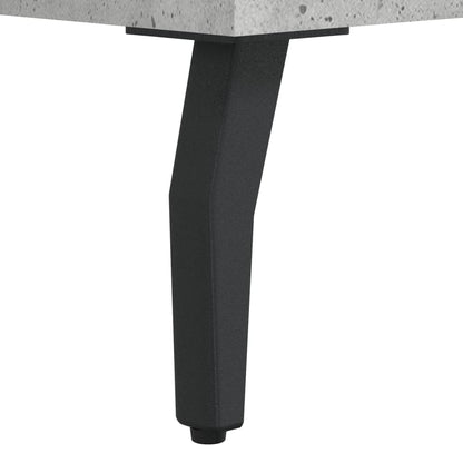 Bureau 140X50X75 Cm Bewerkt Hout Betongrijs