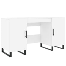 Bureau 140X50X75 Cm Bewerkt Hout Wit