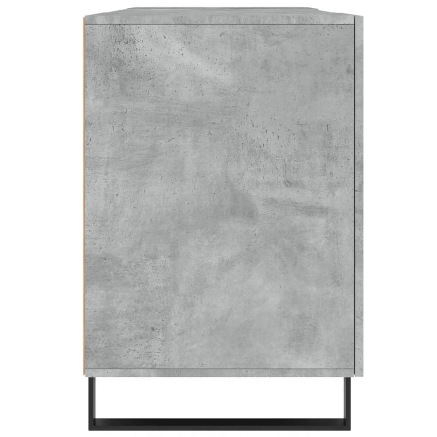 Bureau 140X50X75 Cm Bewerkt Hout Betongrijs