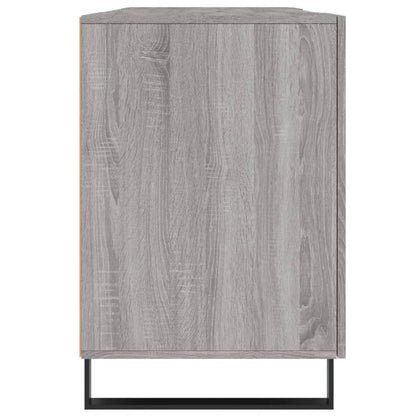 Bureau 140X50X75 Cm Bewerkt Hout Eikenkleurig Grijs sonoma