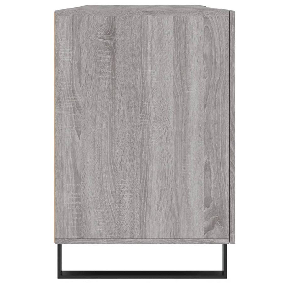 Bureau 140X50X75 Cm Bewerkt Hout Eikenkleurig Grijs sonoma