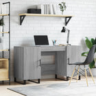 Desk 140x50x75 cm engineered wood grey Sonoma oak effect