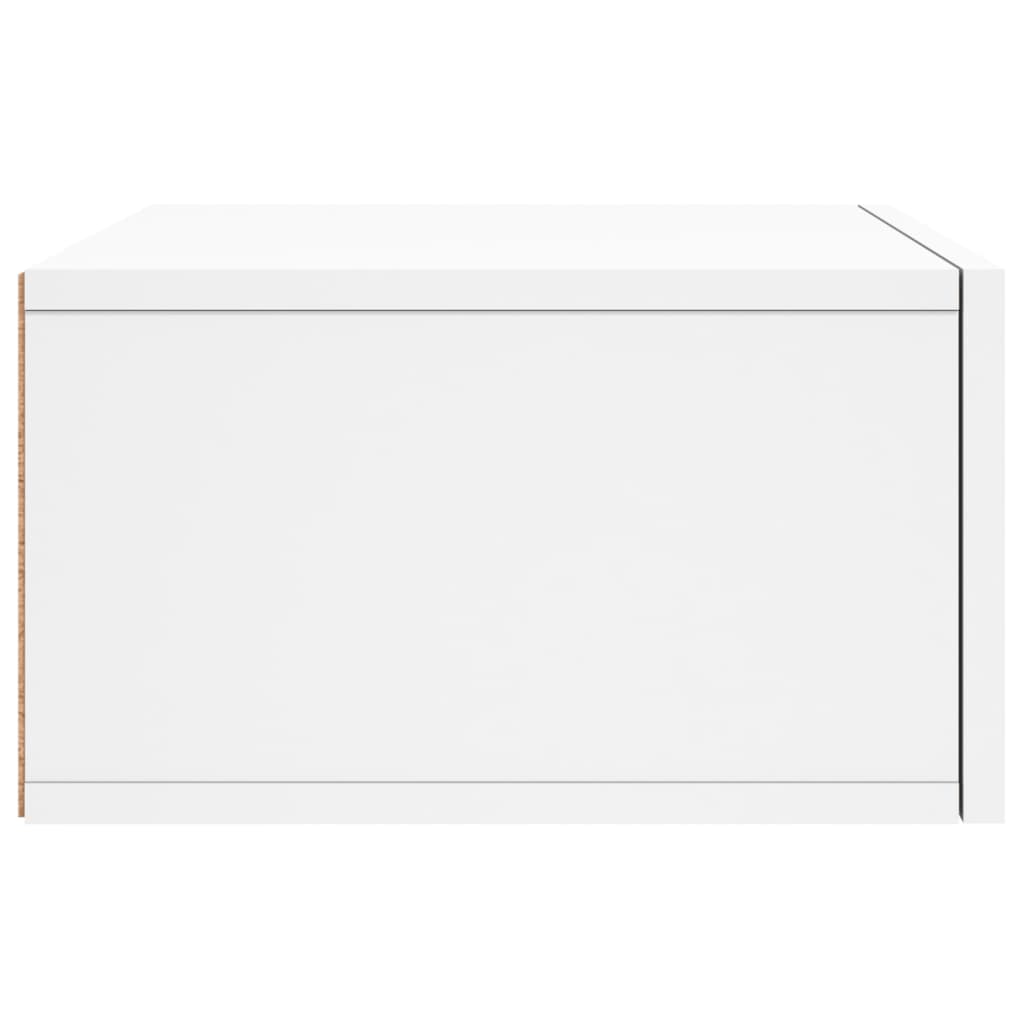 Nachtkastjes 2 St Wandgemonteerd 35X35X20 Cm Wit