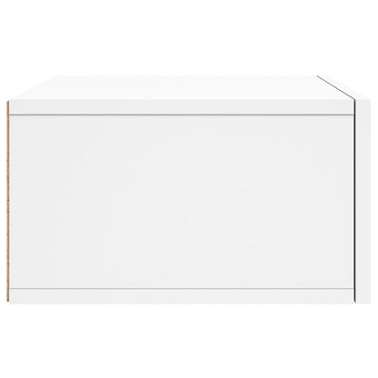 Nachtkastjes 2 St Wandgemonteerd 35X35X20 Cm Wit