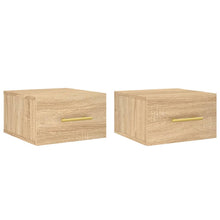 Nachtkastjes Wandgemonteerd 35X35X0 Cm Kleur 1 2 Sonoma eiken
