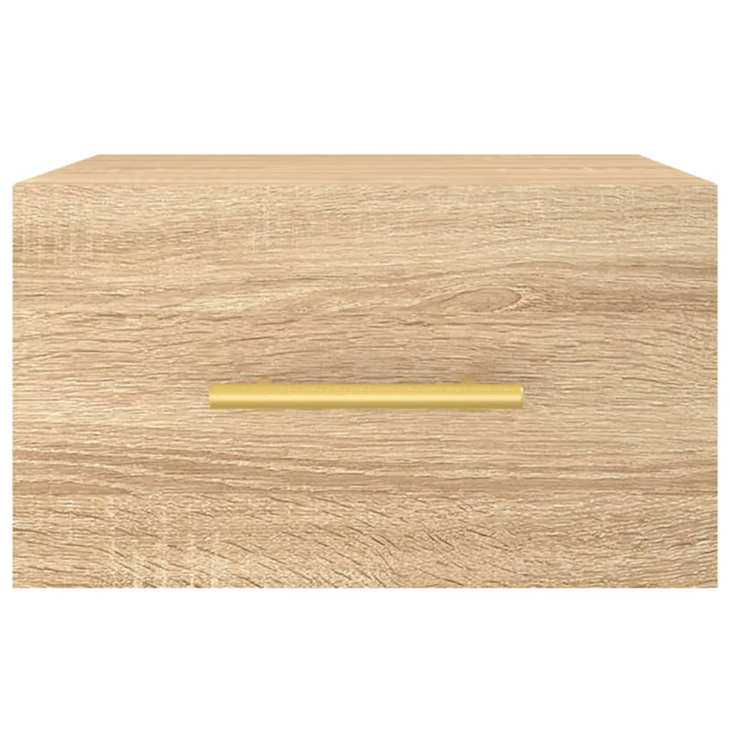 Nachtkastjes Wandgemonteerd 35X35X0 Cm Kleur 1 2 Sonoma eiken