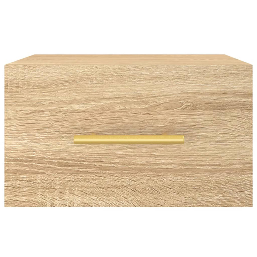 Nachtkastjes Wandgemonteerd 35X35X0 Cm Kleur 1 2 Sonoma eiken
