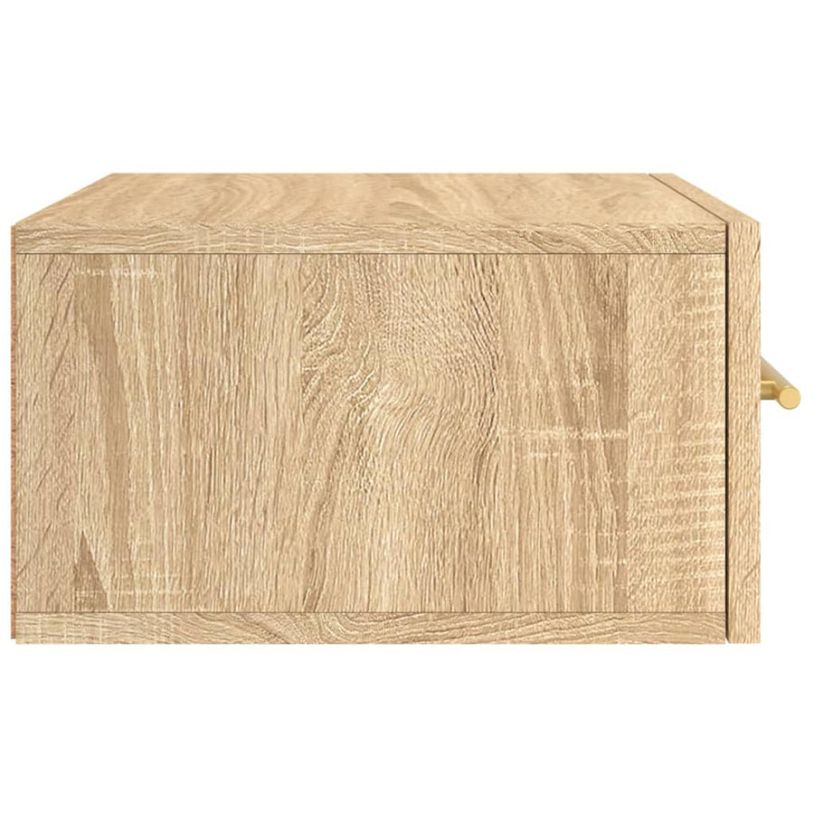 Nachtkastjes Wandgemonteerd 35X35X0 Cm Kleur 1 2 Sonoma eiken