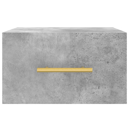 Nachtkastjes 2 St Wandgemonteerd 35X35X20 Cm Betongrijs