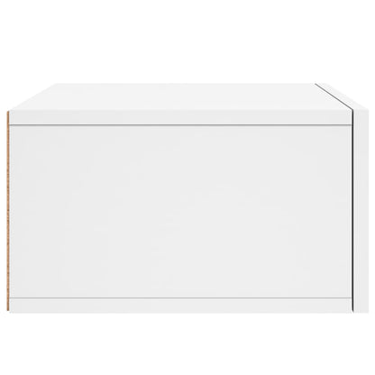 Nachtkastjes 2 St Wandgemonteerd 35X35X20 Cm Wit