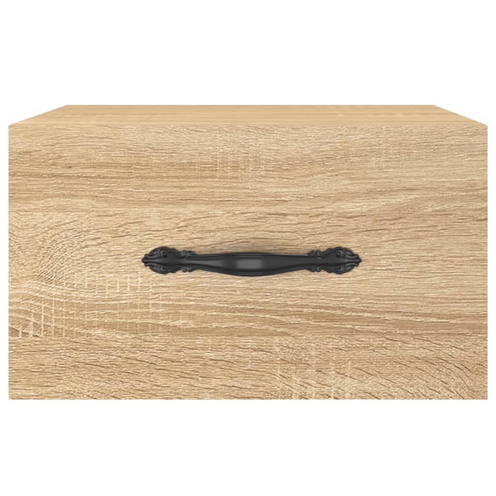 Nachtkastjes Wandgemonteerd 35X35X20 Cm Kleur 1 Sonoma eiken