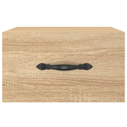 Nachtkastjes Wandgemonteerd 35X35X20 Cm Kleur 1 Sonoma eiken