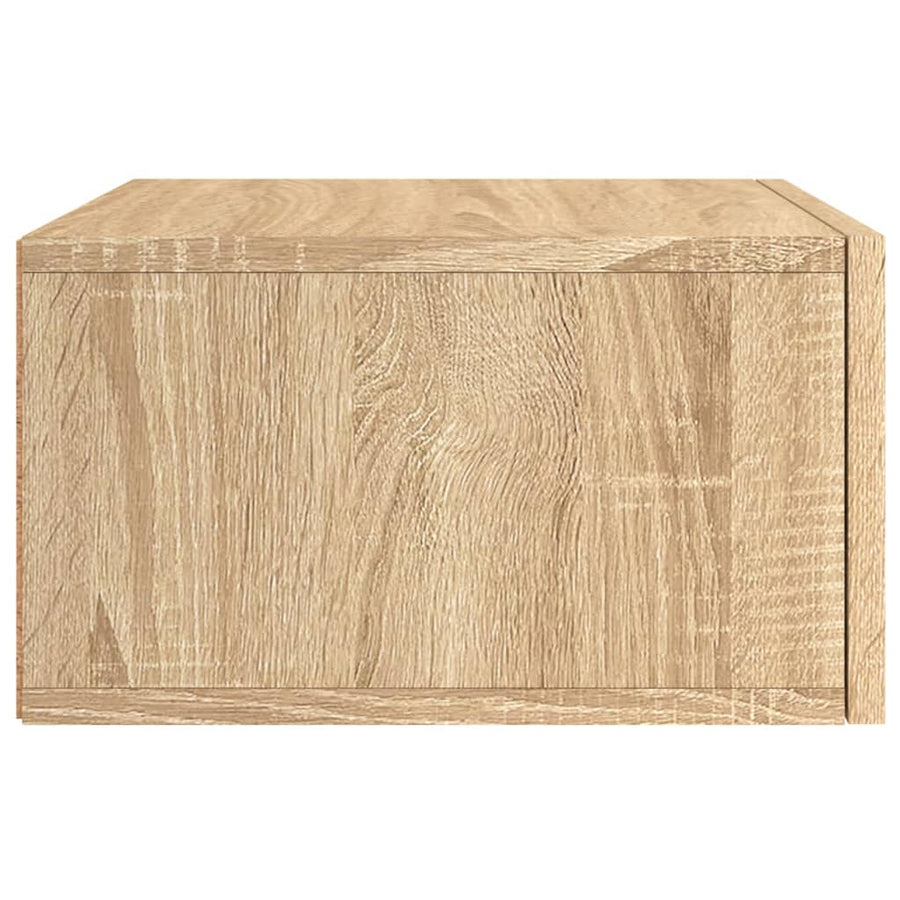 Nachtkastjes Wandgemonteerd 35X35X20 Cm Kleur 1 Sonoma eiken