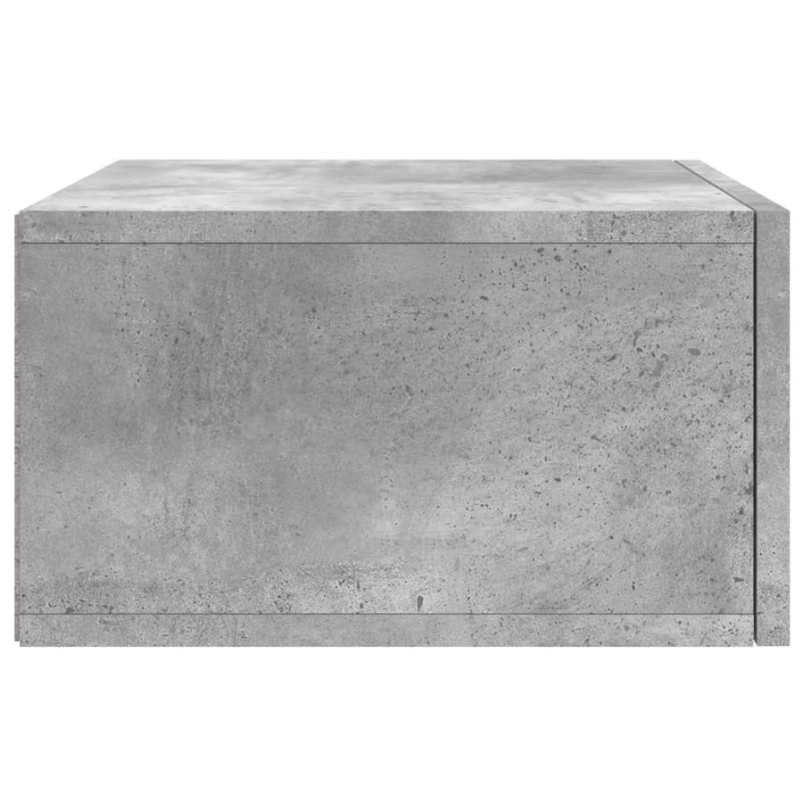 Nachtkastjes 2 St Wandgemonteerd 35X35X20 Cm Betongrijs