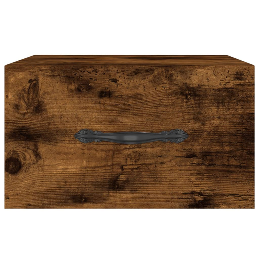 Nachtkastjes Wandgemonteerd 35X35X20 Cm Kleur 1 Gerookt eiken