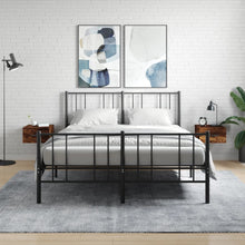 Nachtkastjes Wandgemonteerd 35X35X20 Cm Kleur 1 Gerookt eiken