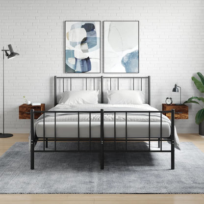 Nachtkastjes Wandgemonteerd 35X35X20 Cm Kleur 1 Gerookt eiken