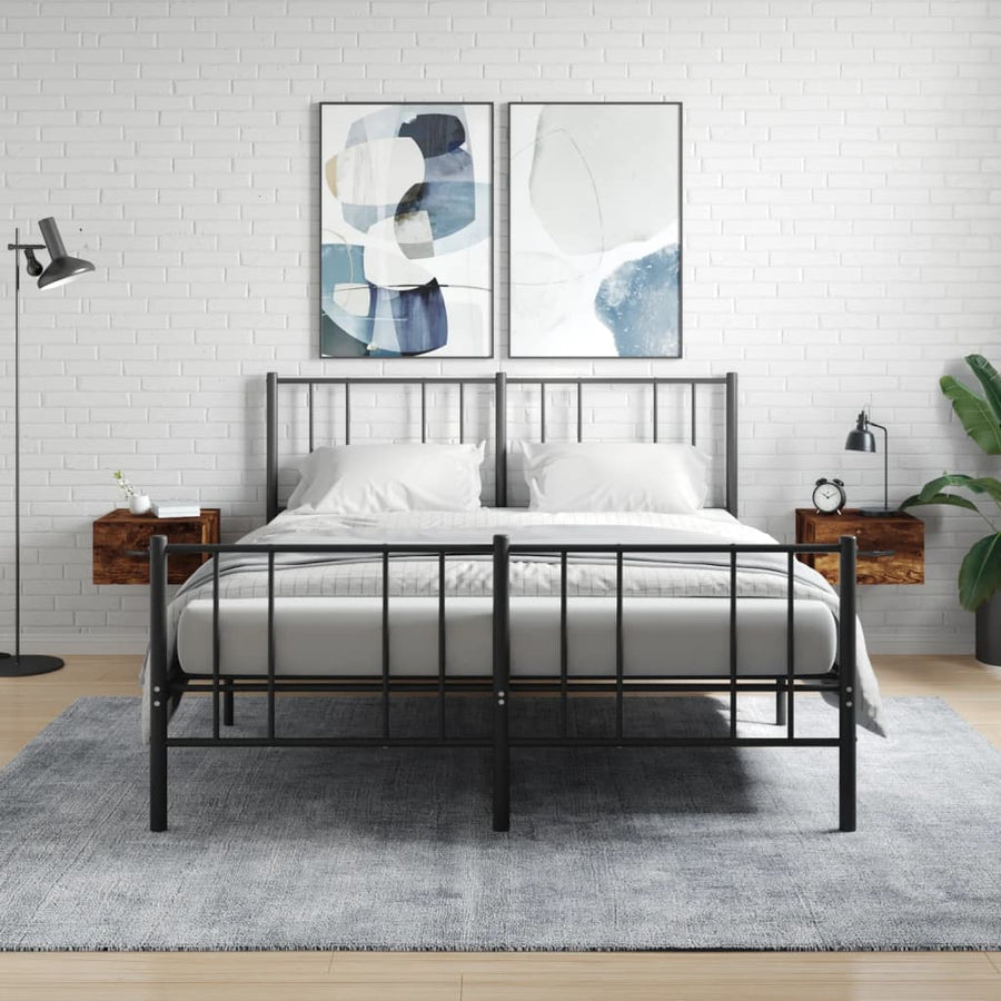 Nachtkastjes Wandgemonteerd 35X35X20 Cm Kleur 1 Gerookt eiken