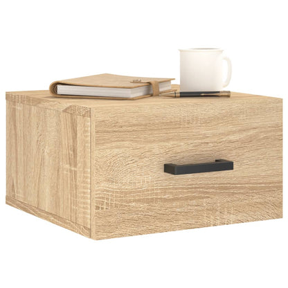 Nachtkastjes Wandgemonteerd 35X35X20 Cm Kleur 1 Sonoma eiken