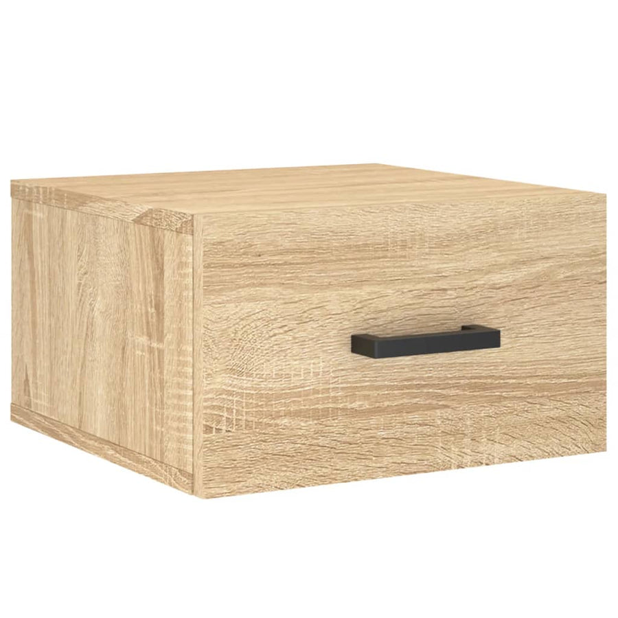 Nachtkastjes Wandgemonteerd 35X35X20 Cm Kleur 1 Sonoma eiken