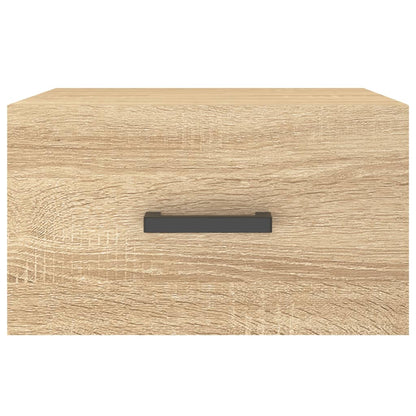 Nachtkastjes Wandgemonteerd 35X35X20 Cm Kleur 1 Sonoma eiken