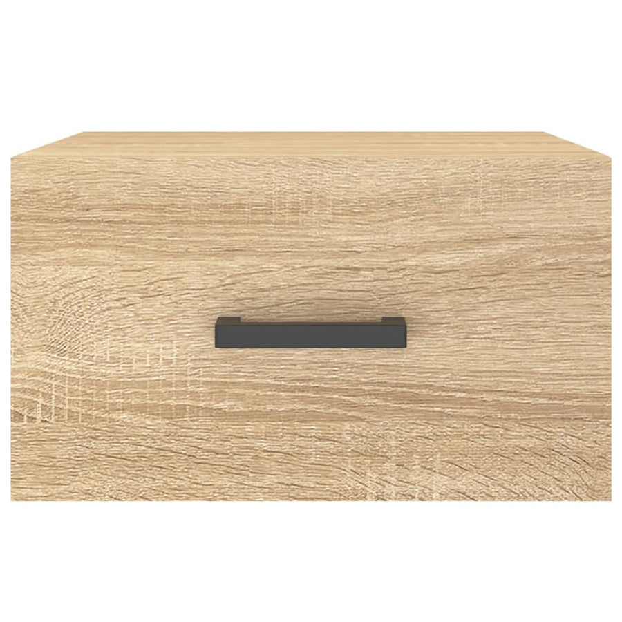 Nachtkastjes Wandgemonteerd 35X35X20 Cm Kleur 1 Sonoma eiken