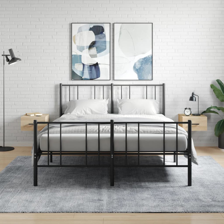 Nachtkastjes Wandgemonteerd 35X35X20 Cm Kleur 1 Sonoma eiken