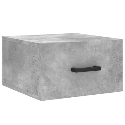 Nachtkastjes 2 St Wandgemonteerd 35X35X20 Cm Betongrijs